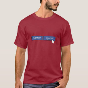 Facebook Freund-Antrag T-Shirt
