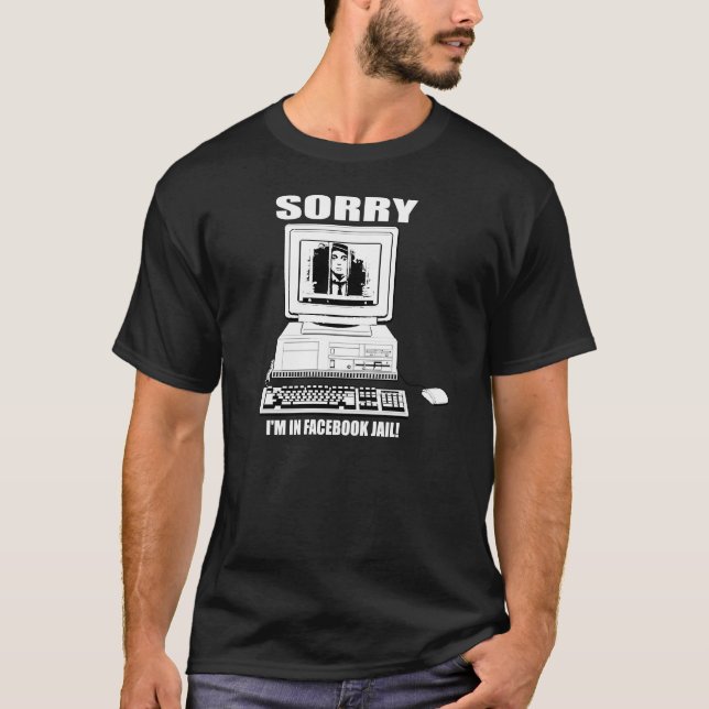 Facebook Gefängnis-Shirt T-Shirt (Vorderseite)