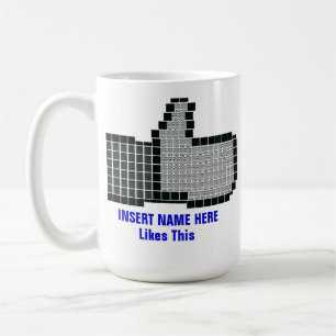 Facebook Like Button Tasse