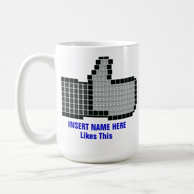 Facebook Like Button Tasse (Links)