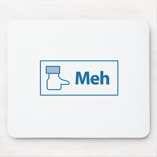 Facebook Meh Mousepad (Vorne)