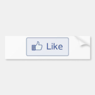 Facebook mögen autoaufkleber
