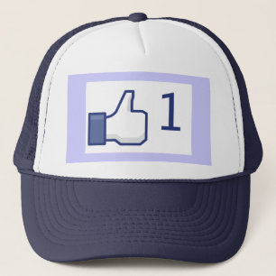 Facebook mögen Knopf-Hut Truckerkappe