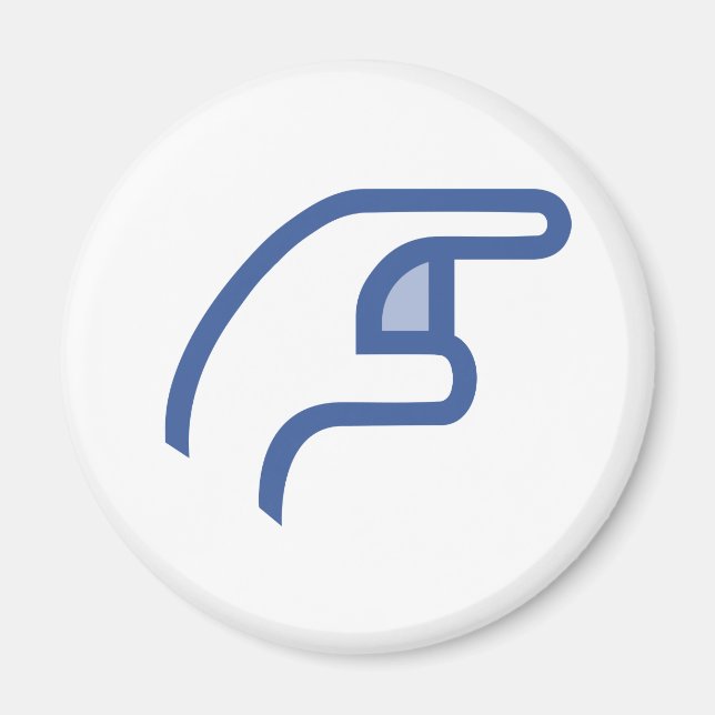 Facebook POKE Magnet (Vorne)