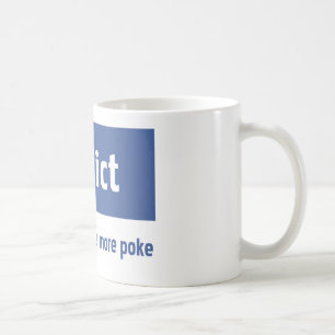 Facebook Süchtiger Kaffeetasse
