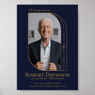 Facebook-Todesanzeigen-Beitrag Deep Blue Poster