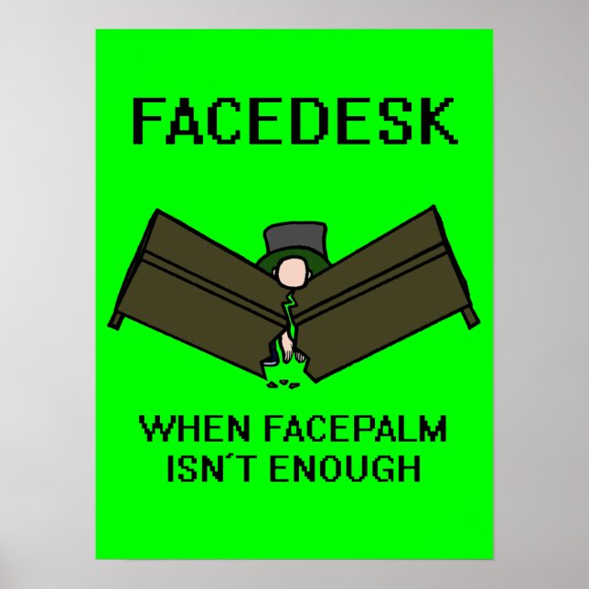 Facedesk Poster (Vorne)