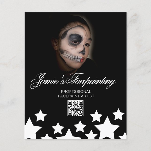 Facepainter Clown-Kindermiete Flyer (Vorne)