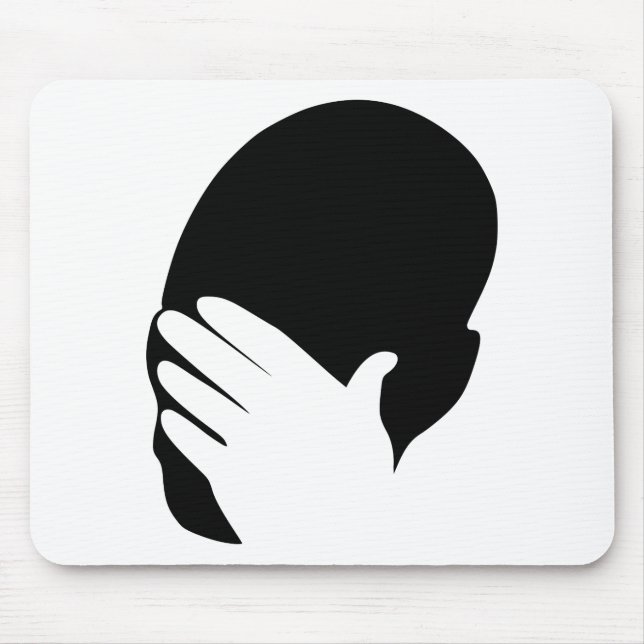 Facepalm-Mem Mousepad (Vorne)
