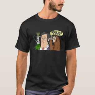 Facepalm Sloth Shisha Rauchen Männer Frauen T-Shirt
