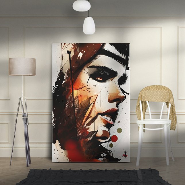 Faces - 001 leinwanddruck (Von Creator hochgeladen)