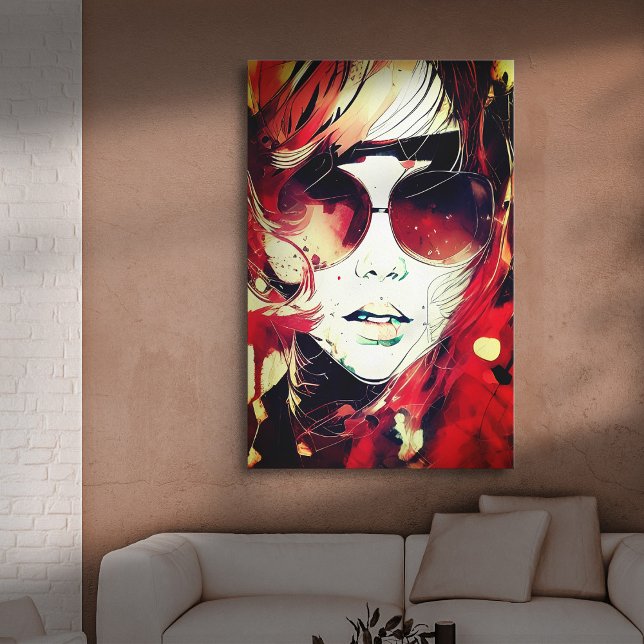 Faces - 004 leinwanddruck (Von Creator hochgeladen)