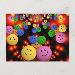 Faces Jamboree Postkarte