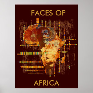 Faces of Africa - Limited Edition Collosal Poster