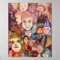 Faces of the World by artist, dHardman