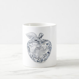 Faceted Crystal Apple Mug Kaffeetasse