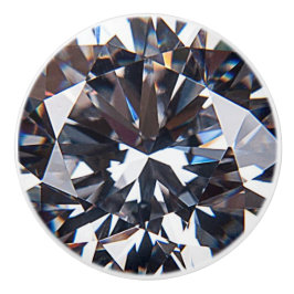 Faceted Elegance Diamond Image Keramikknauf