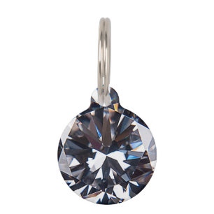 Faceted Elegant Diamond Gem Image Haustiermarke