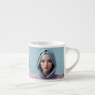 Facetet Sand Art Woman Espressotasse