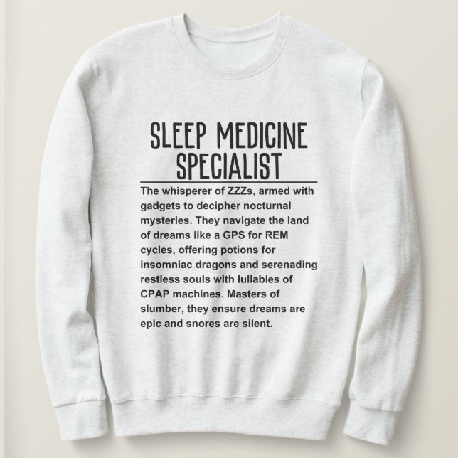 Facharzt Sweatshirt (Design vorne)