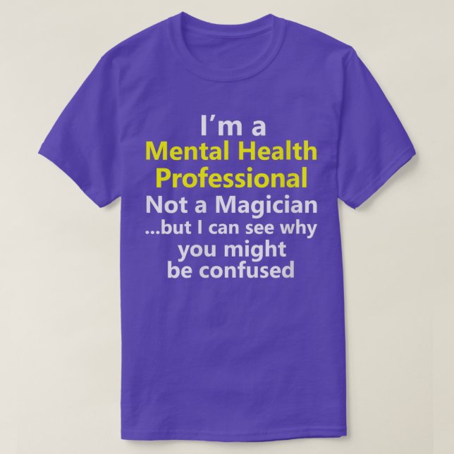 Fachärztin für psychische Gesundheit T-Shirt (Design vorne)
