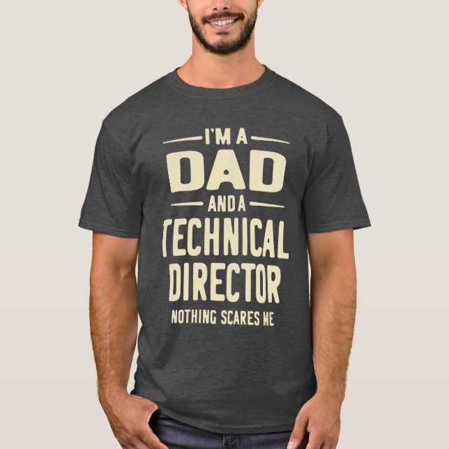 Fachdirektor Gift Funny Job Title Professionals T-Shirt (Vorderseite)