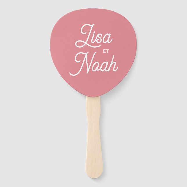 Fächer Colorus Rose (Vorderseite)