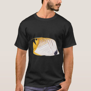 FÄCHERFLOSSEN-SCHMETTERLINGSFISCH-Chaetodon auriga T-Shirt