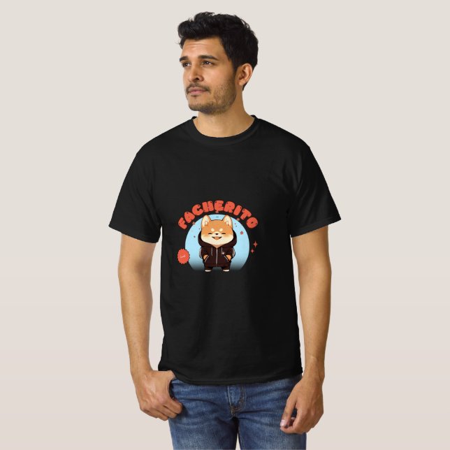Facherito Cool Chihuahua Dog T-Shirt (Vorne ganz)