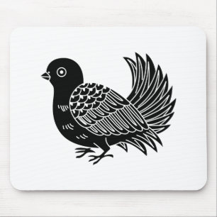 Fächerschwanz Mousepad