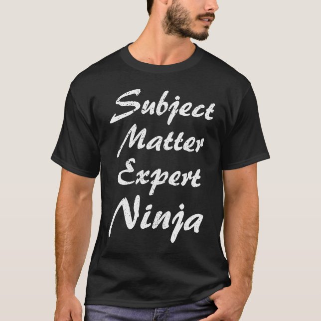 Fachexperte  Beruf Arbeit T-Shirt (Vorderseite)