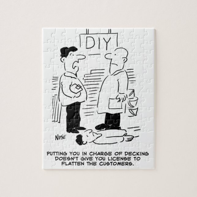 Fachhändler und Shopmanager für Superstore Puzzle (Vertikal)