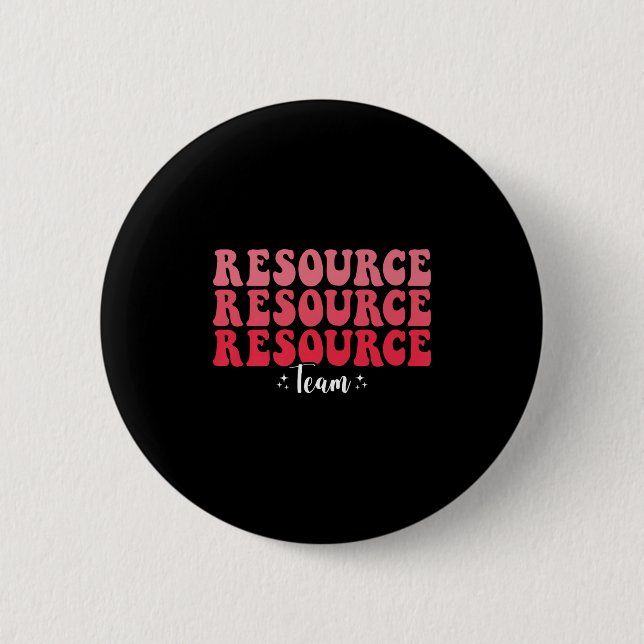 Fachlehrer für Bildung im Groovy Resource Team Button (Vorderseite)