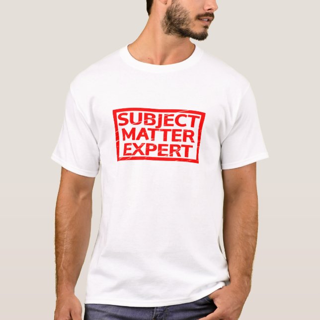 Fachliche Briefmarke T-Shirt (Vorderseite)