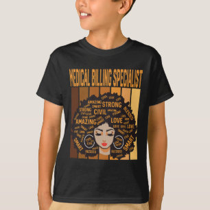 Fachmann für medizinische Abrechnung Black History T-Shirt