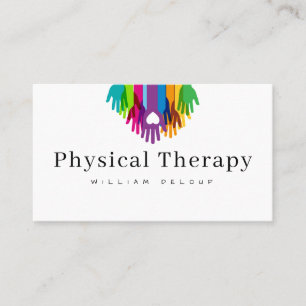 Fachmann für psychische Gesundheit Physiotherapie Visitenkarte