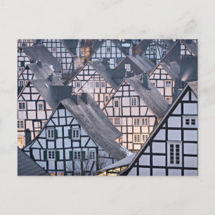 Fachwerkhäuser in Freudenberg Postkarte