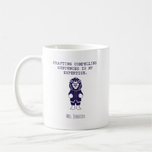 Fachwissen für überzeugende Sätze Kaffeetasse