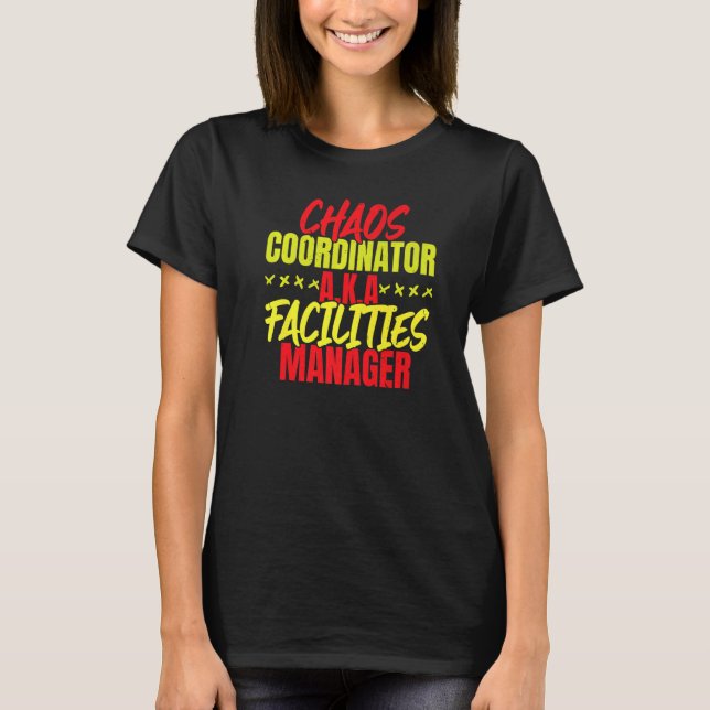 Facilities Manager Job Maintenance Employee Profes T-Shirt (Vorderseite)