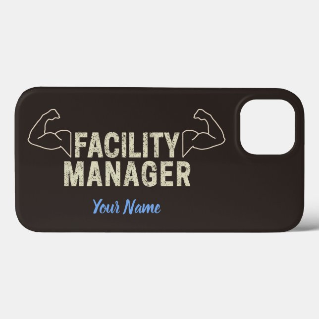 Facility Manager oder Janitor- und Pflegegeschenk Case-Mate iPhone Hülle (Rückseite (Horizontal))