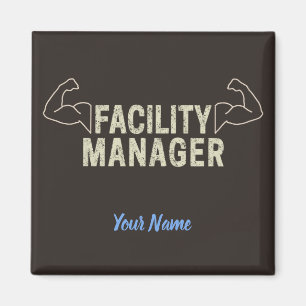 Facility Manager oder Janitor- und Pflegegeschenk Magnet