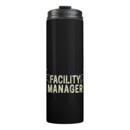 Facility Manager oder Janitor- und Pflegegeschenk Thermosbecher