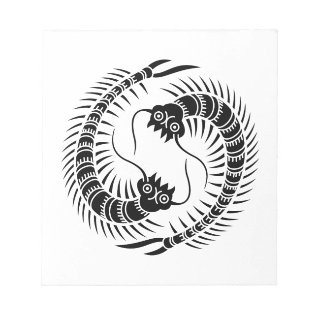 Facing Centipedes Circle Notizblock (Vorderseite)