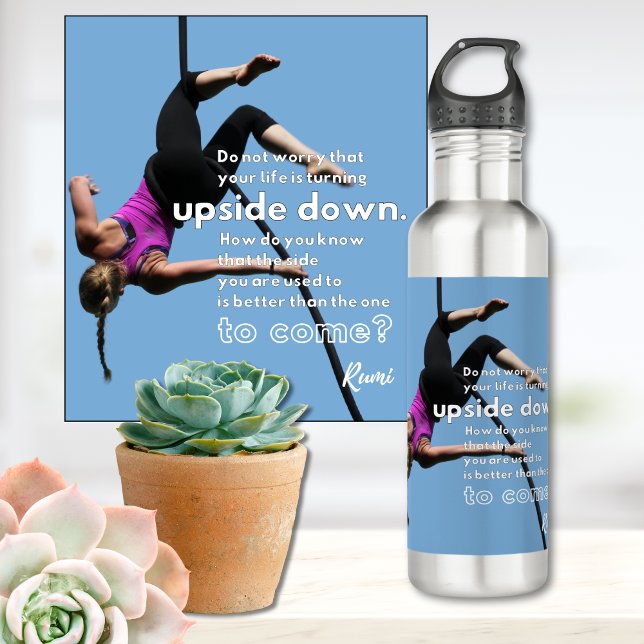 Facing Change Inspirational Edelstahlflasche (Von Creator hochgeladen)