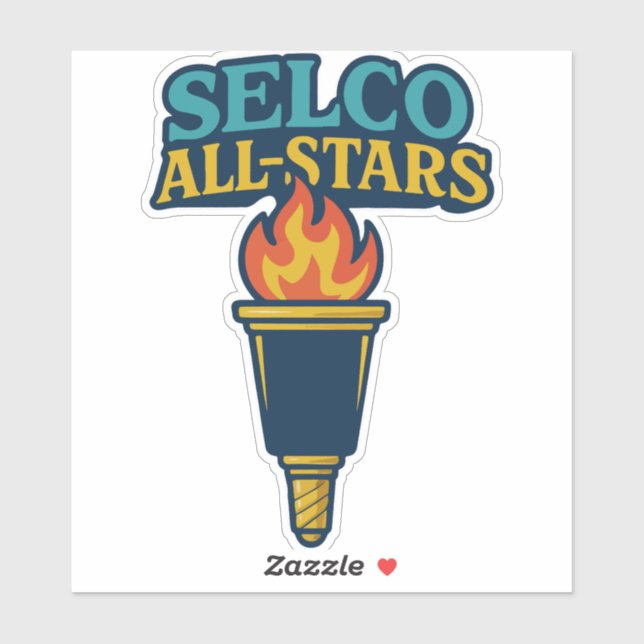 Fackel-Aufkleber Aufkleber (Blatt)