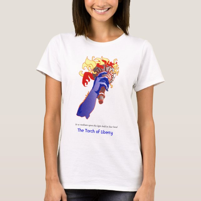 Fackel der Freiheit/des T - Shirt (Vorderseite)
