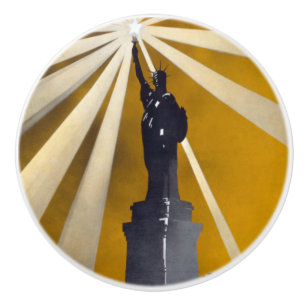 Fackel der Freiheitsstatue & US Navy Zweiter Weltk Keramikknauf