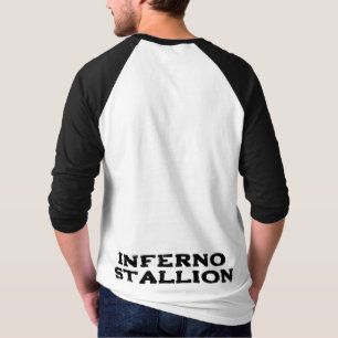 Fackelgallop: Oranes Pferd mit Inferno Mane T-Shirt