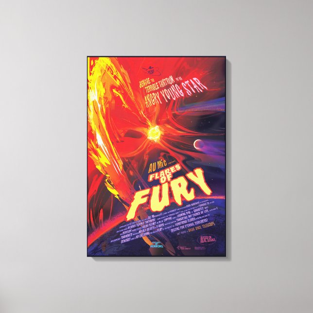 Fackeln aus Fury Poster, Au Microscopii. Leinwanddruck (Vorderseite)