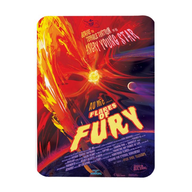 Fackeln aus Fury Poster, Au Microscopii. Magnet (Vertikal)